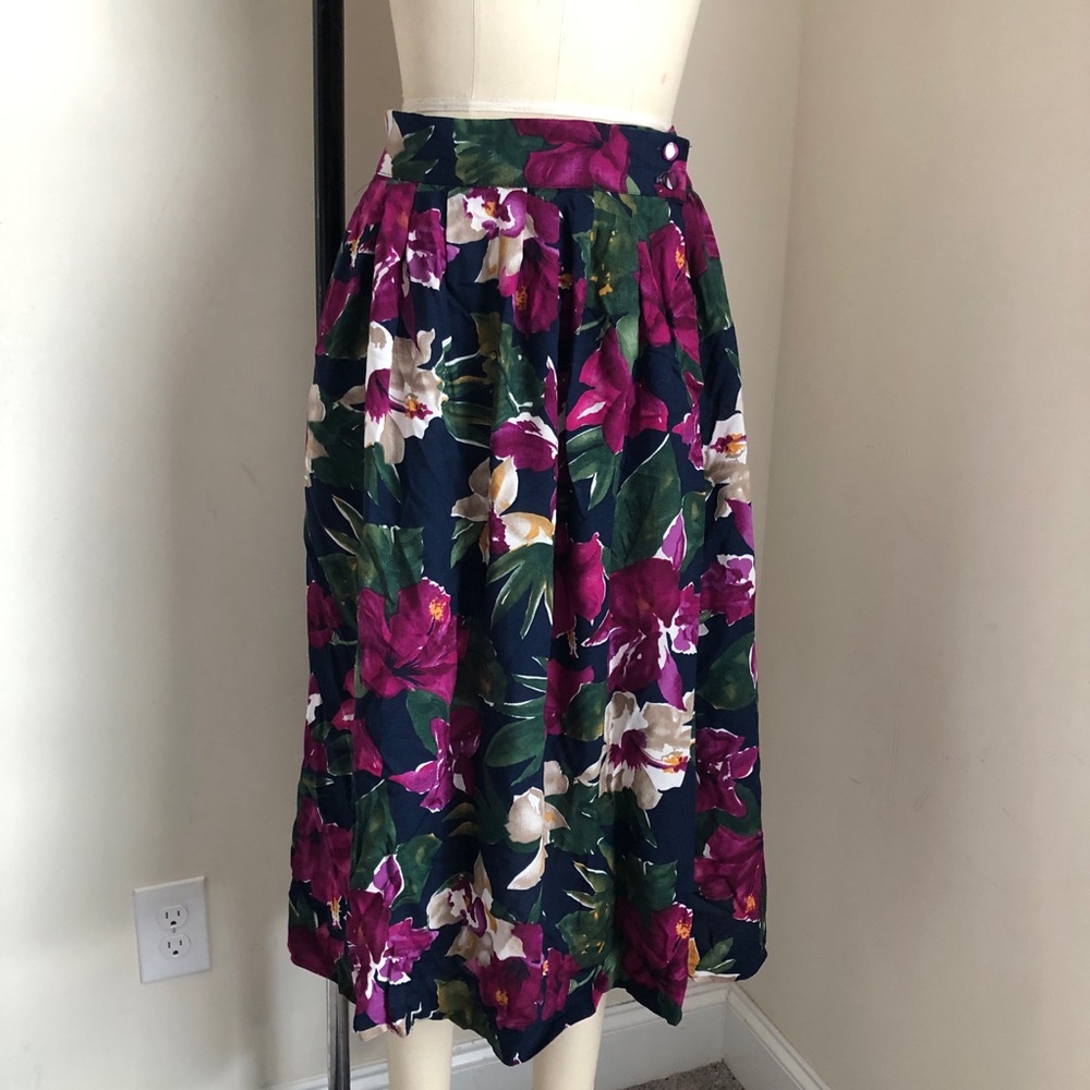 Vintage Floral Skirt